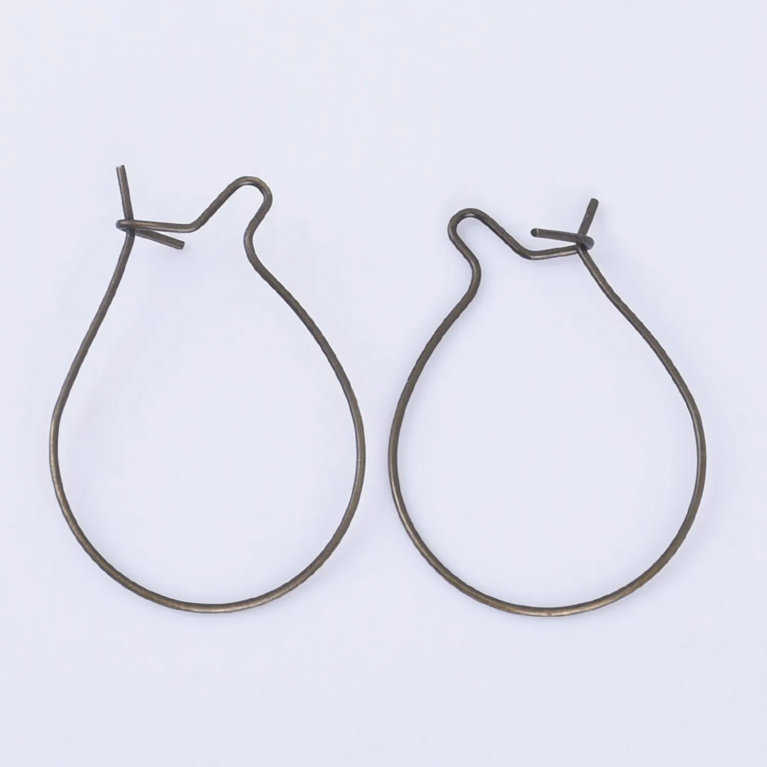 0.6*32mm Brass Earrings Hoop bottle Ear Wires Dainty earrings Minimalist Earrings Attachment 20pcs 102529