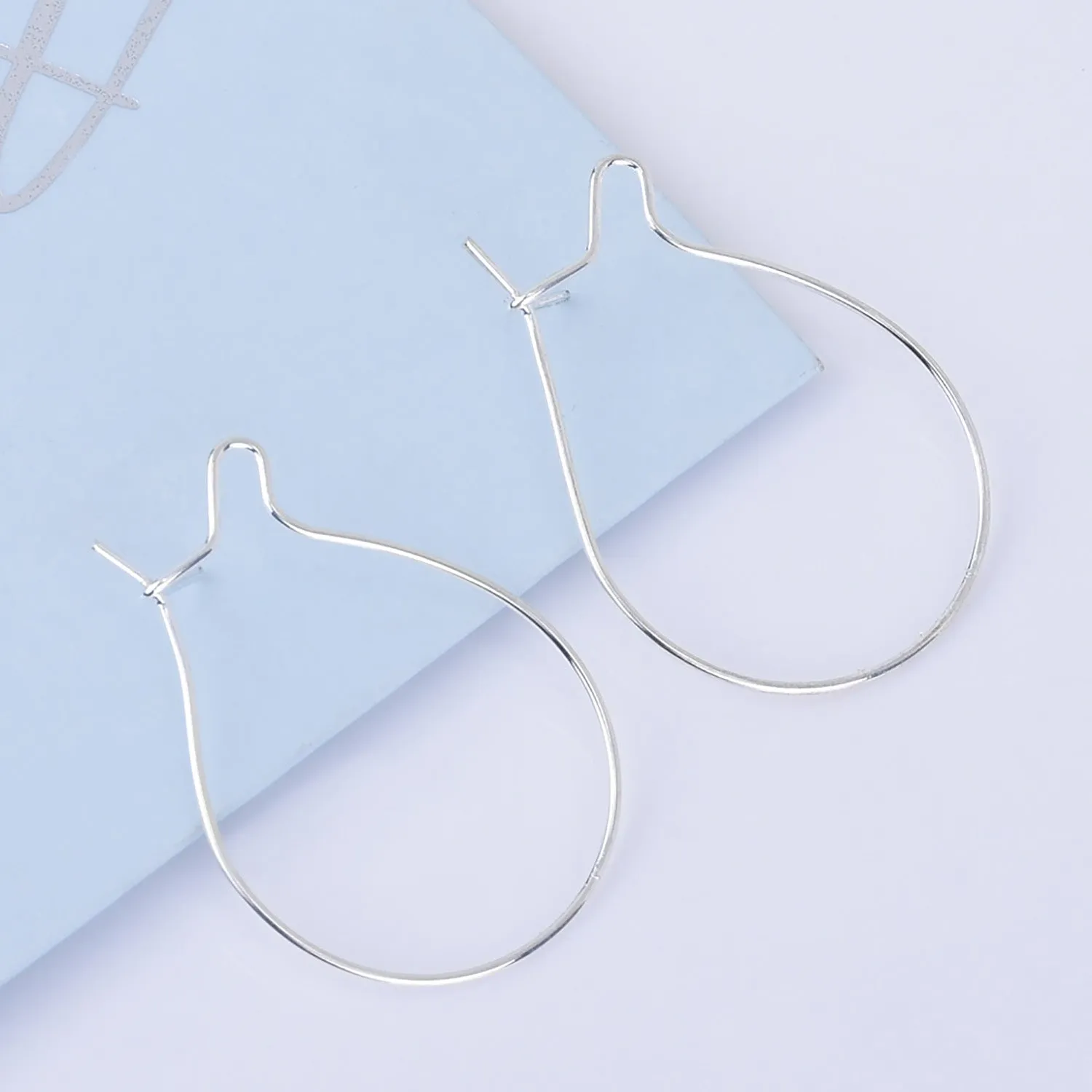 0.6*32mm Brass Earrings Hoop bottle Ear Wires Dainty earrings Minimalist Earrings Attachment 20pcs 102529