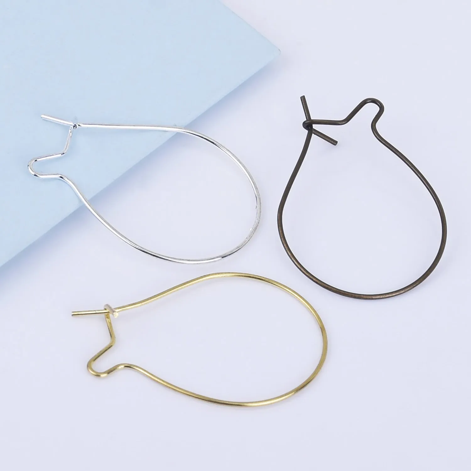 0.6*32mm Brass Earrings Hoop bottle Ear Wires Dainty earrings Minimalist Earrings Attachment 20pcs 102529