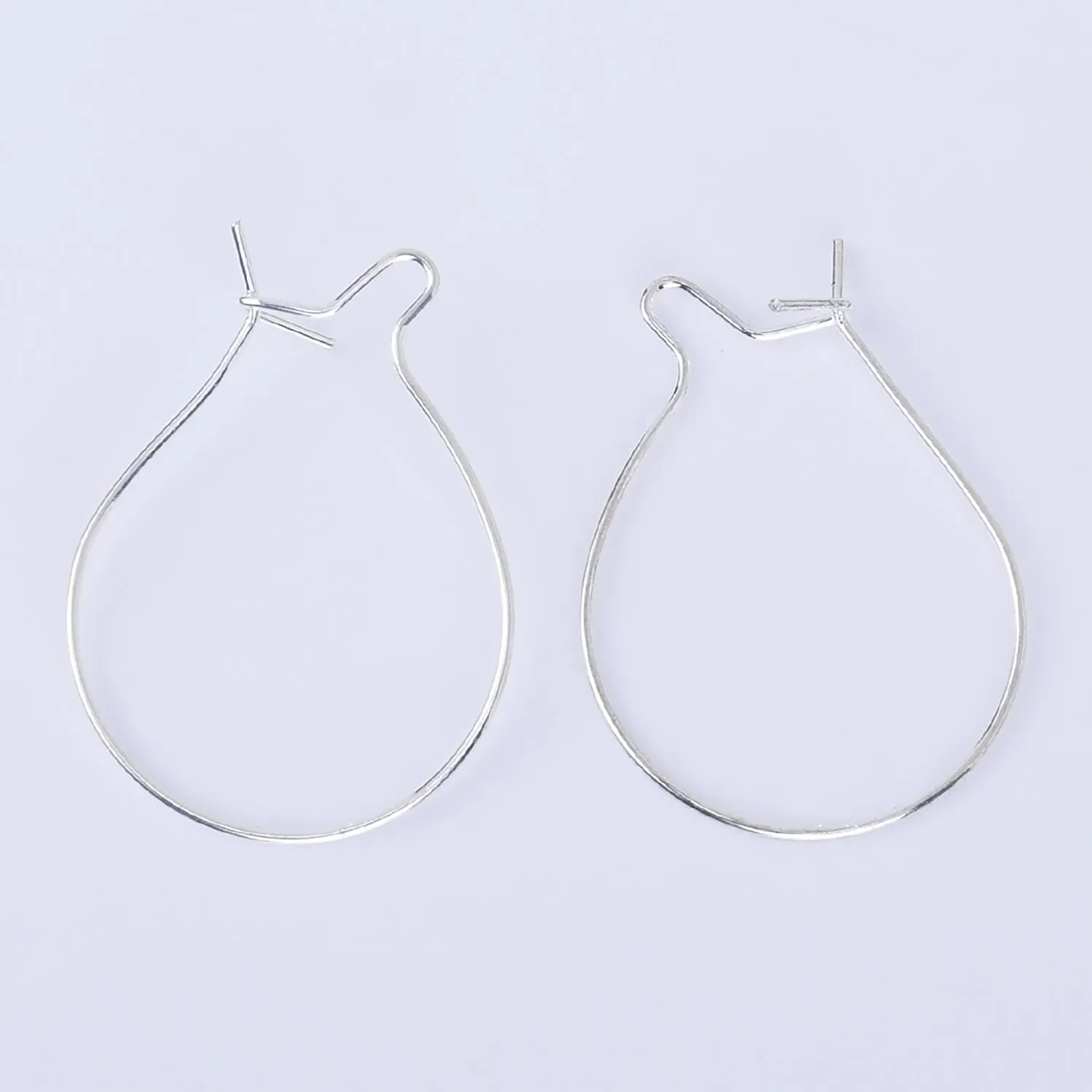 0.6*32mm Brass Earrings Hoop bottle Ear Wires Dainty earrings Minimalist Earrings Attachment 20pcs 102529