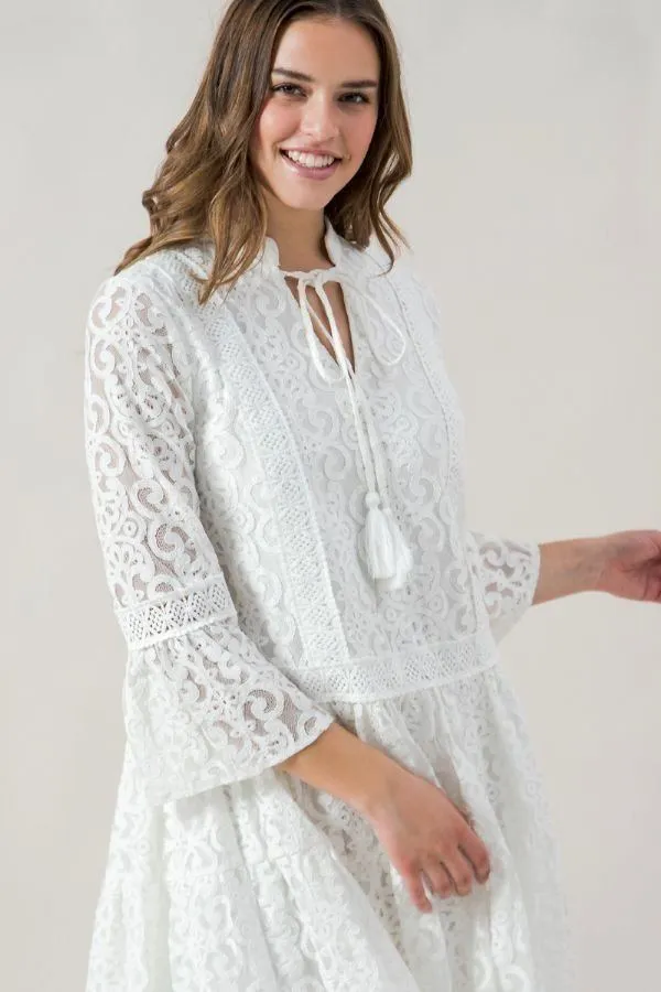 A Lace Babydoll Dress