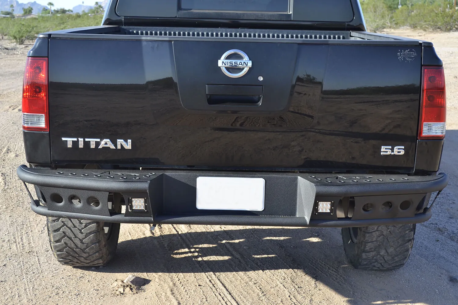 ADD Dimple "R" Rear Bumper - 2004-2015 Nissan Titan