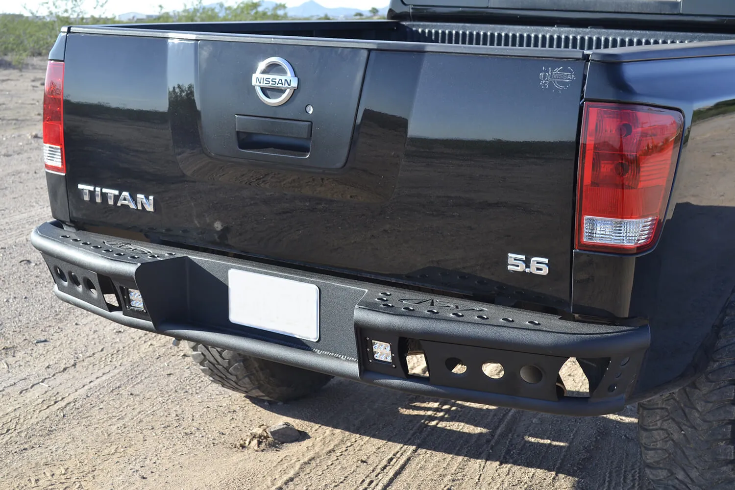 ADD Dimple "R" Rear Bumper - 2004-2015 Nissan Titan