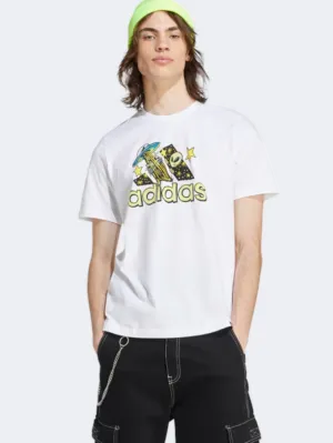 Adidas Doodle Men Sportswear T-Shirt White