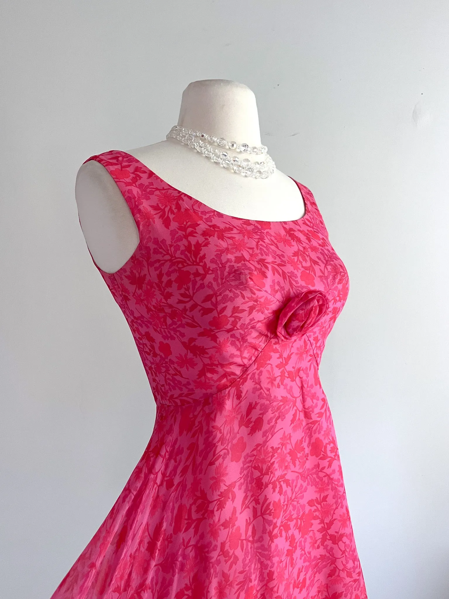 Adorable Barbie Pink 1960's Babydoll Dress  / Sz XS