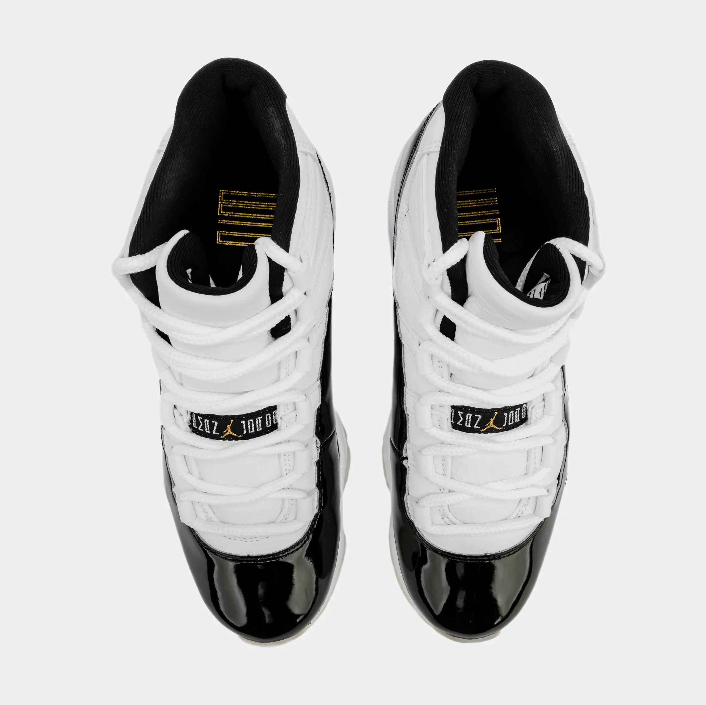 Air Jordan 11 Retro Gratitude Mens Lifestyle Shoes (White/Metallic Gold/Black)