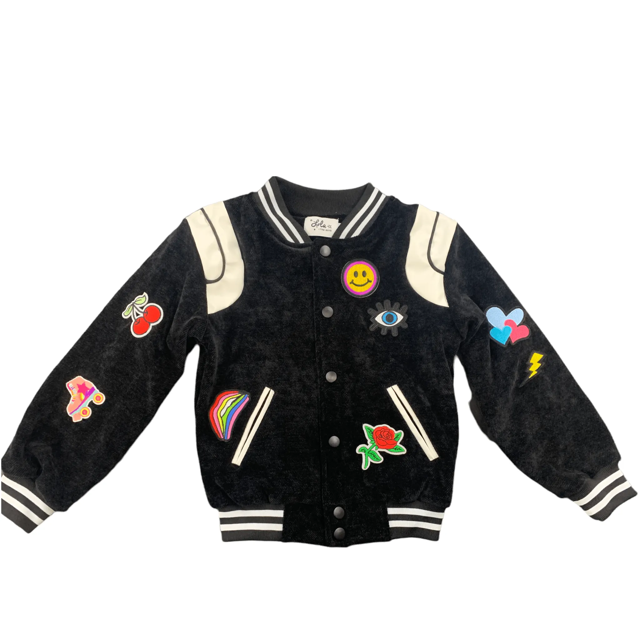 All About The Patch Varsity Patch Bomber