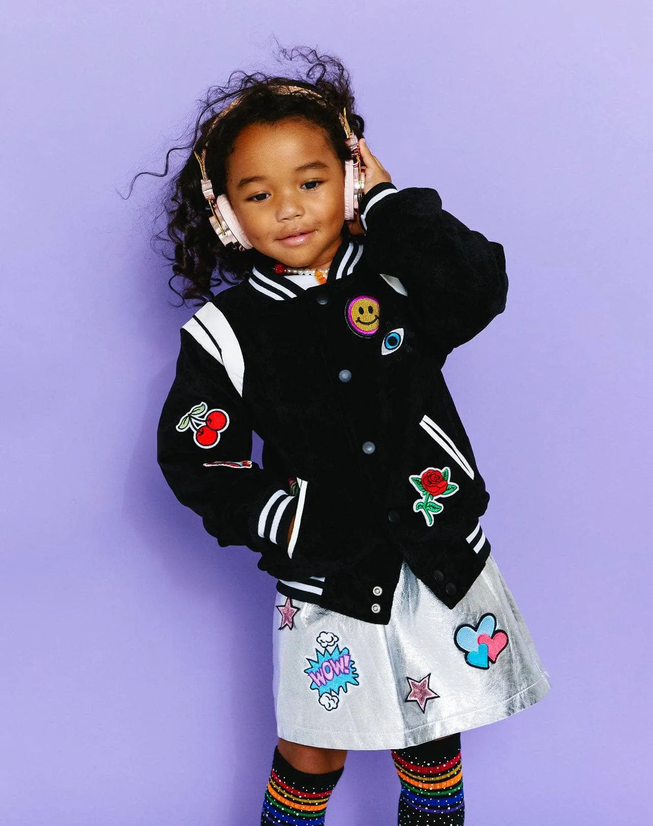 All About The Patch Varsity Patch Bomber