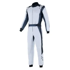 Alpinestars GP Pro Comp v2 FIA Suit - Silver/Blue/Asphalt Dark