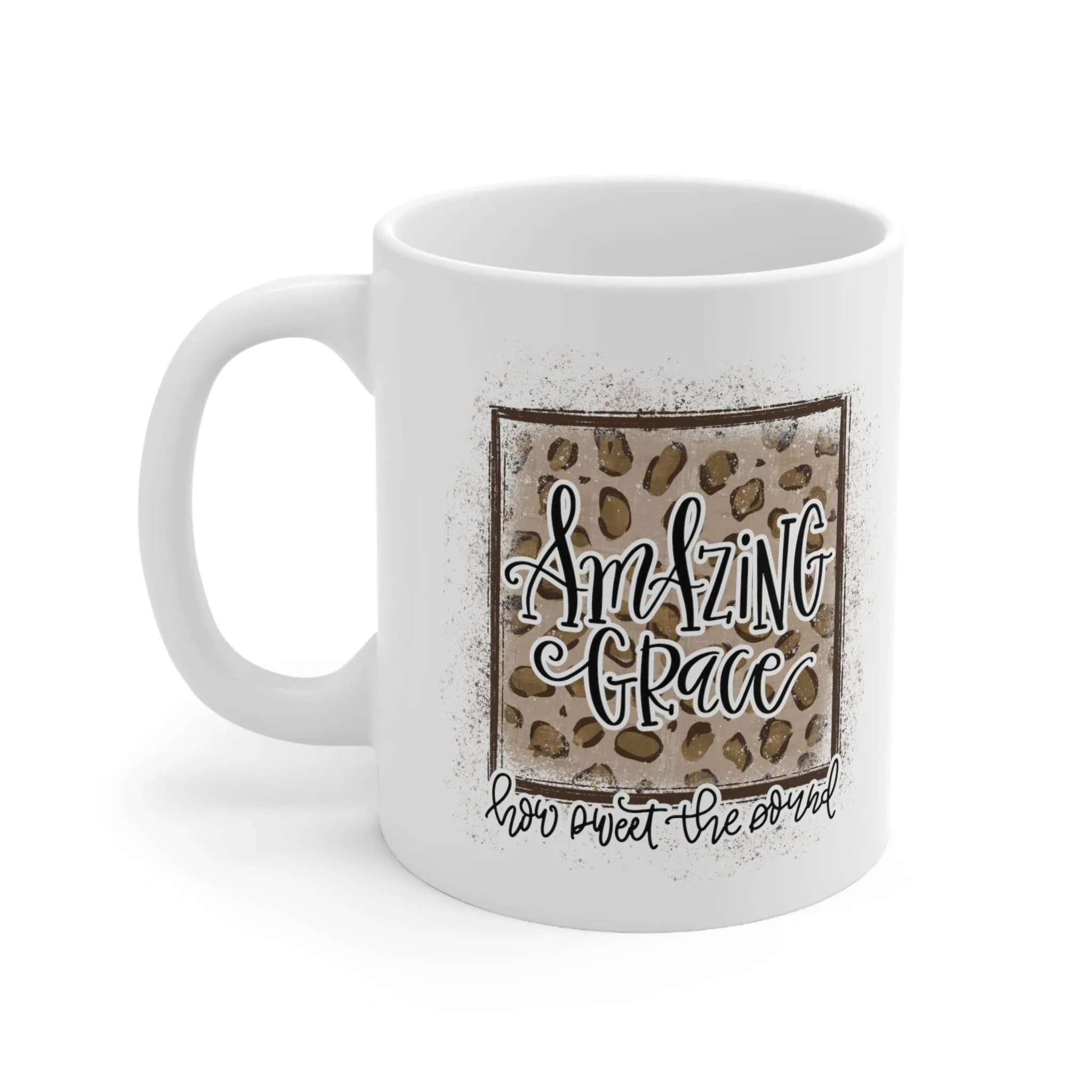 Amazing Grace Leopard 11oz Mug