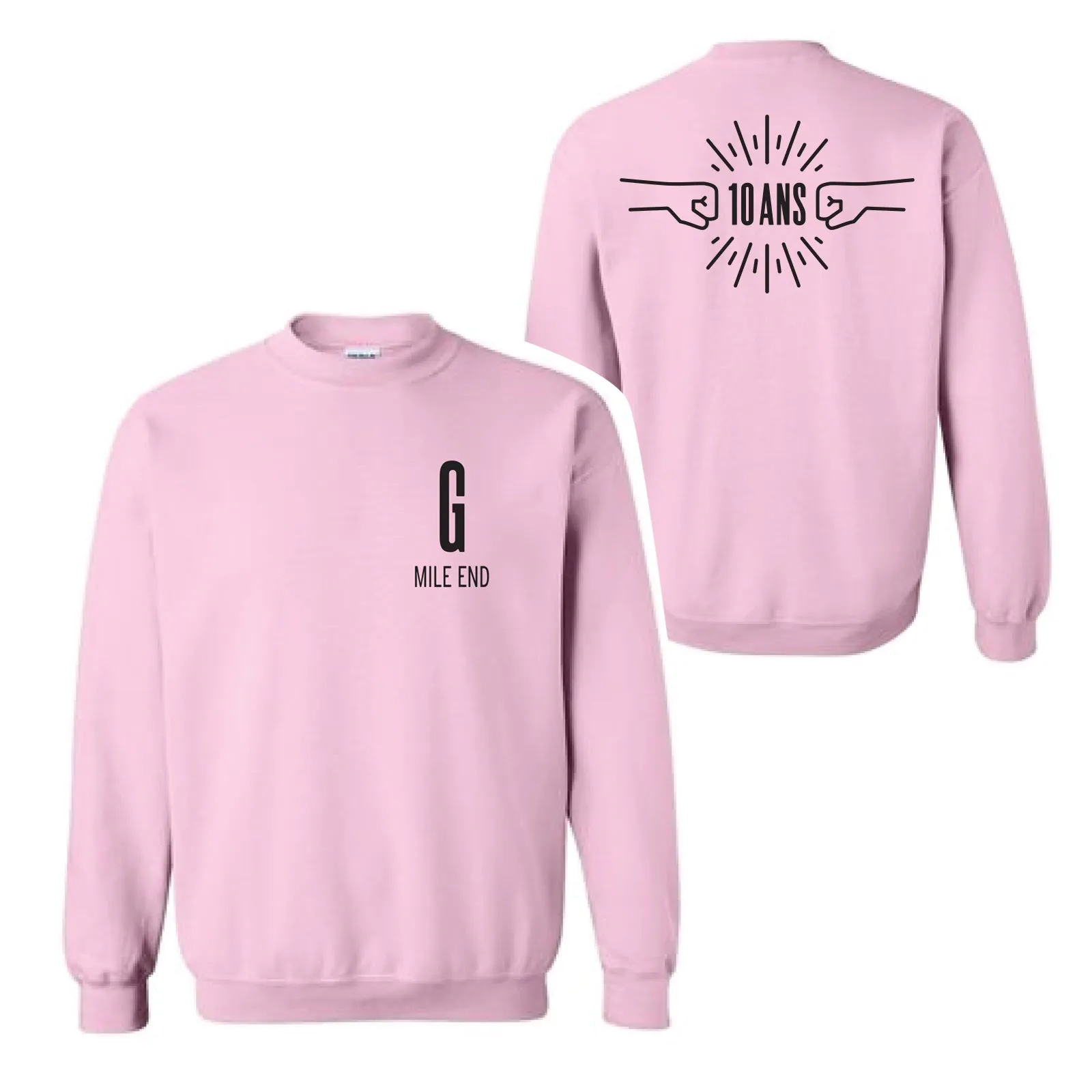 Anniversary Crewneck Sweater (250-500 PIECES)