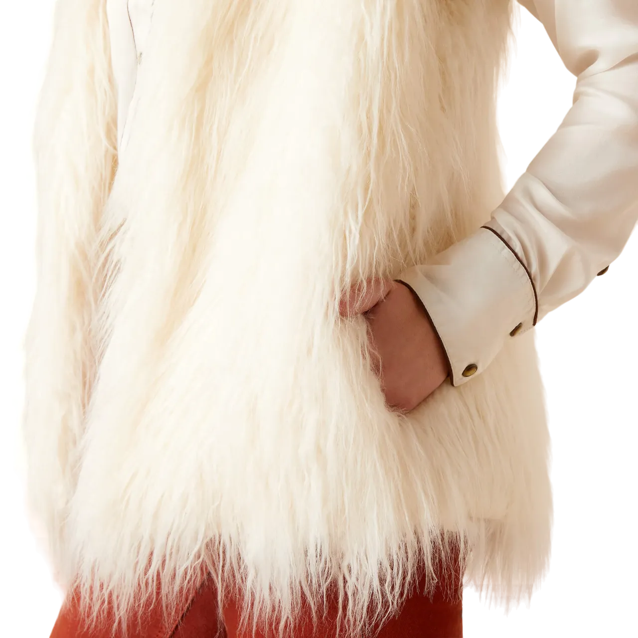 Ariat Clothing Women's Fae Faux Fur Vest