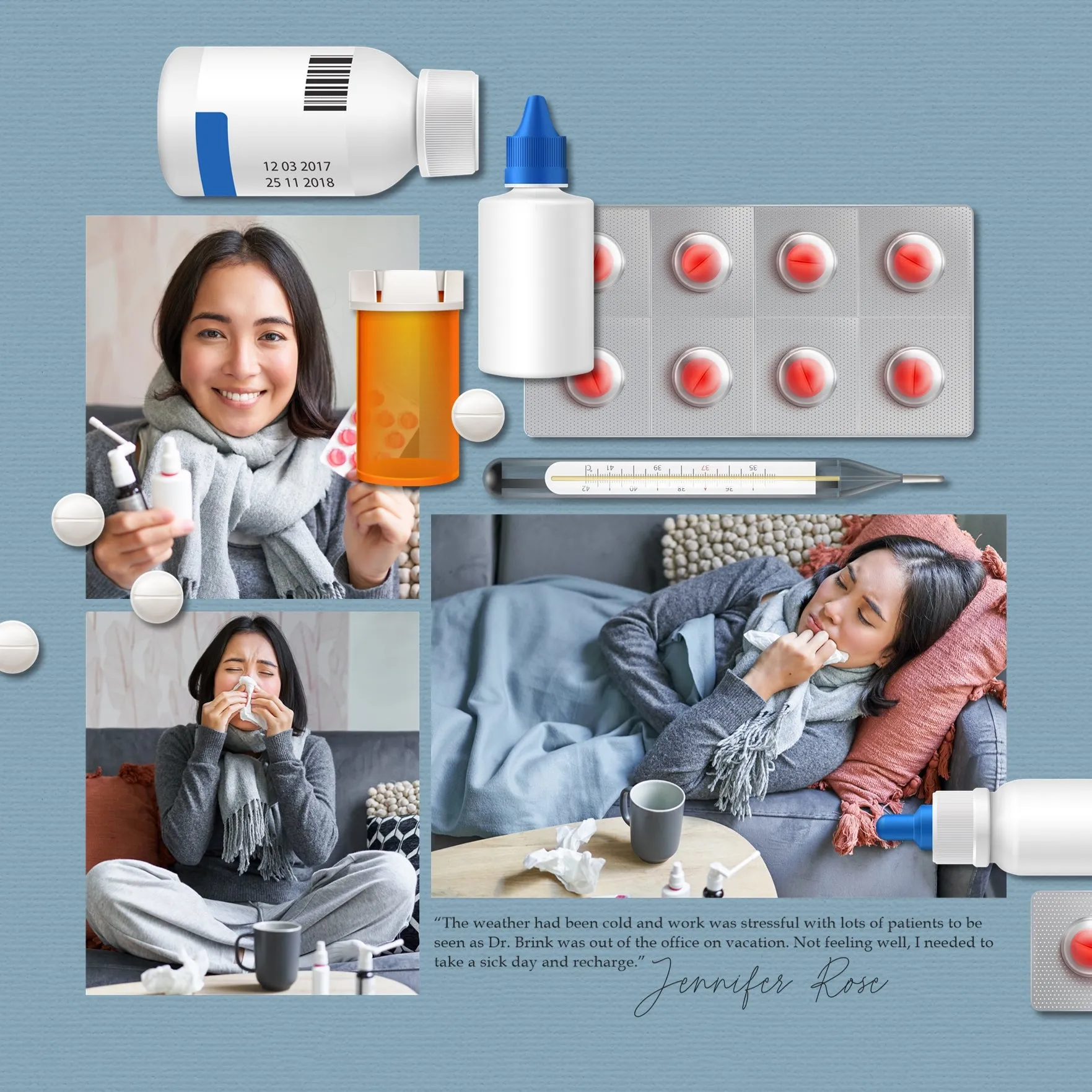 Around the Hospital Mega Digital Scrapbook Bundle