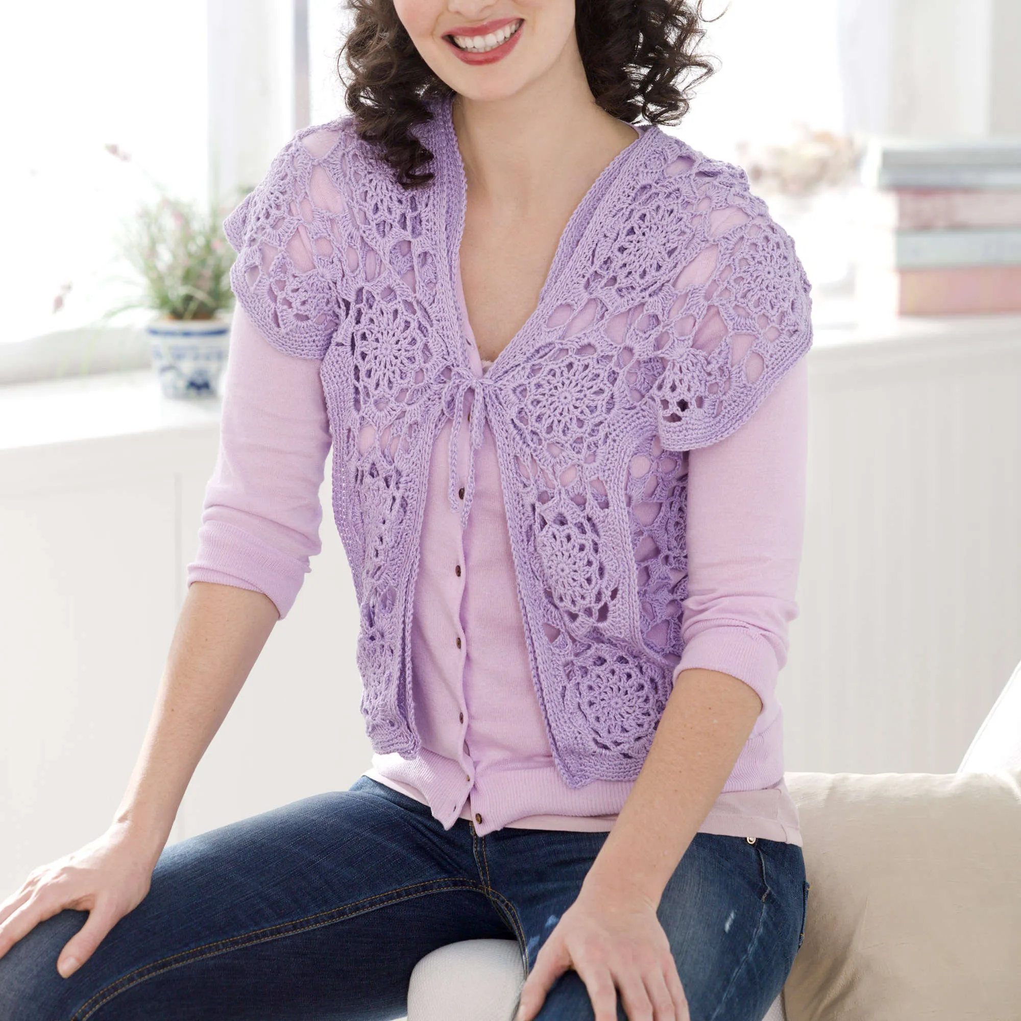 Aunt Lydia's Crochet Lovely Lace Vest