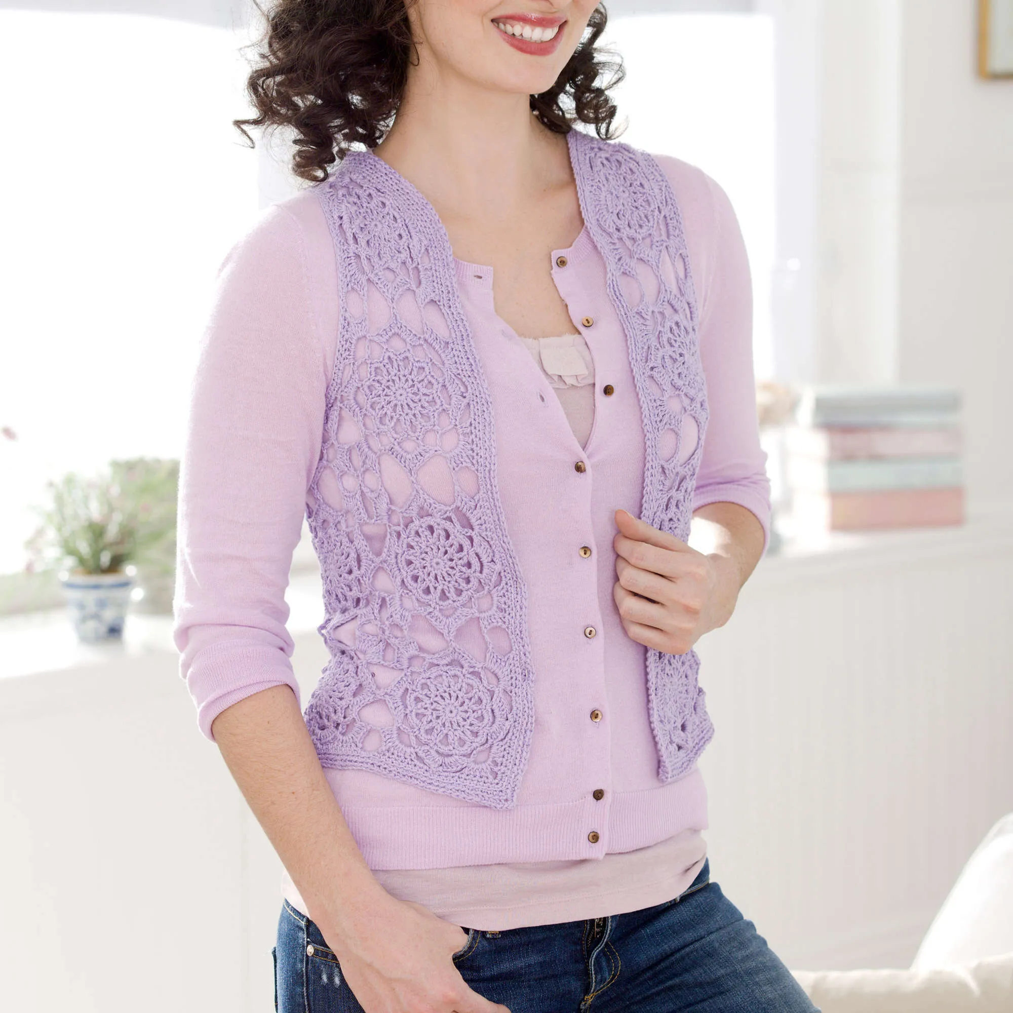 Aunt Lydia's Crochet Lovely Lace Vest