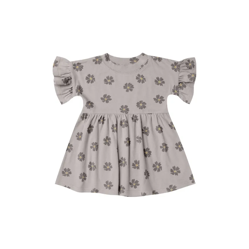 Babydoll Dress - Cloud Daisies