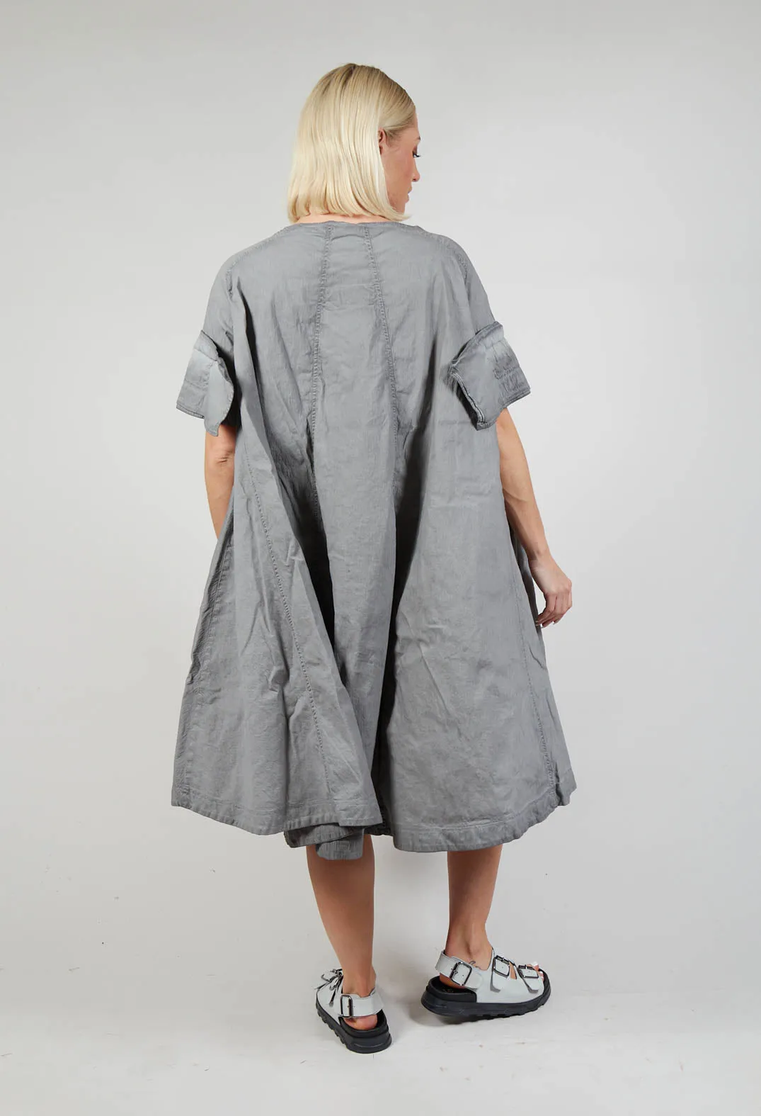 Babydoll Dress in C.Coal 70% Cloud