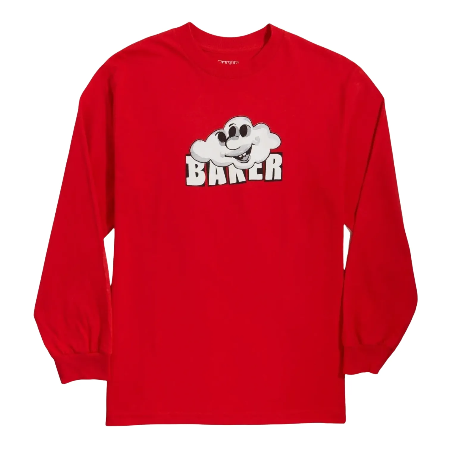 Baker Cloud 3 Red Long Sleeve T-Shirt Red