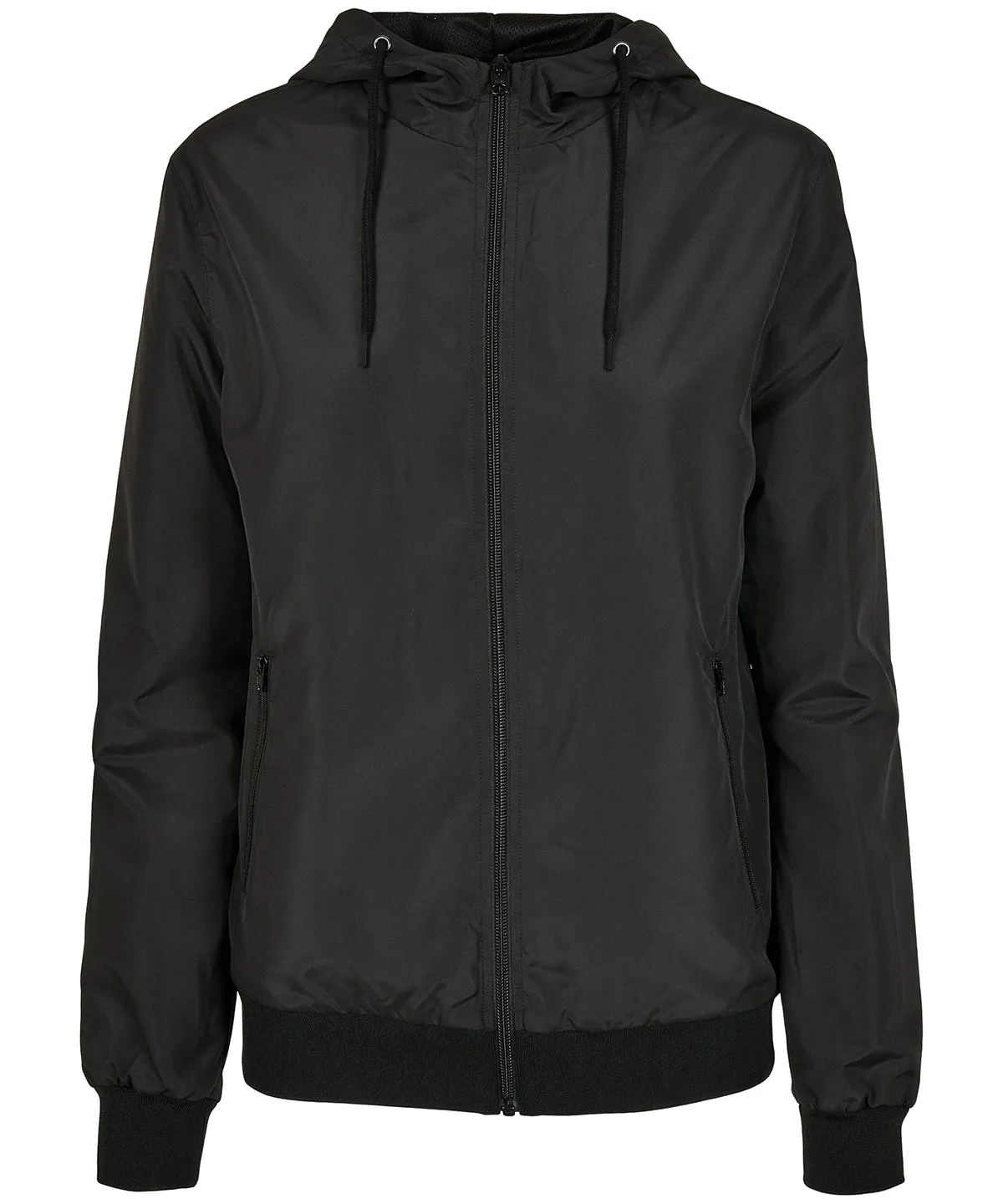 Black/Black - Women's recycled windrunner