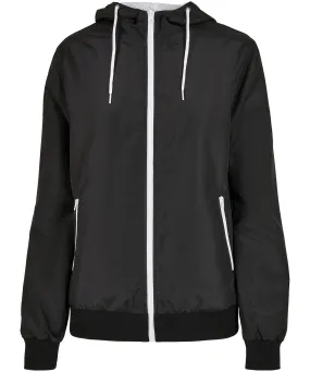 Black/White - Women's recycled windrunner