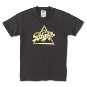 Blatz Beer Retro Style Logo Brass Tacks T-Shirt