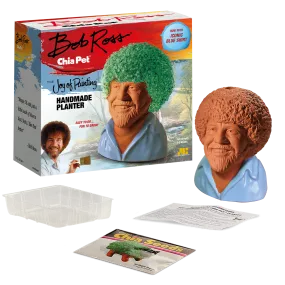 BOB ROSS CHIA PET (BLUE SHIRT)