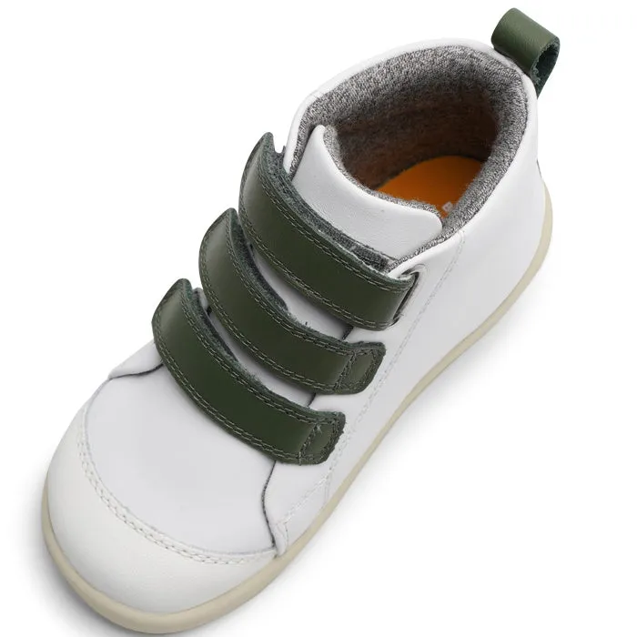 Bobux IWalk IW Hi Court Boot White Forest