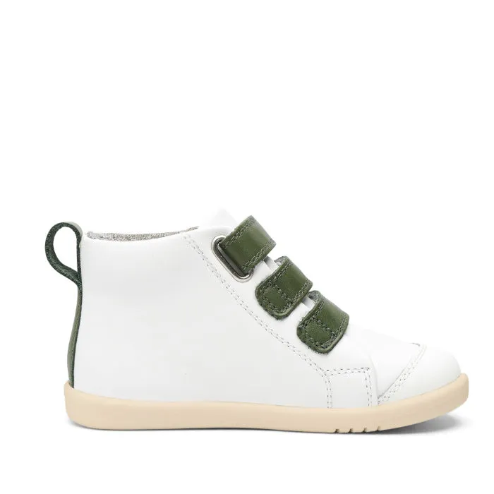 Bobux IWalk IW Hi Court Boot White Forest