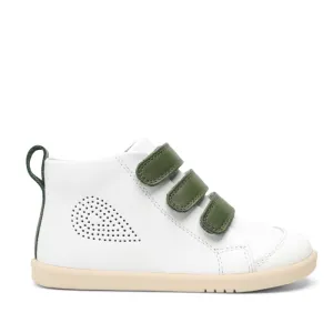 Bobux IWalk IW Hi Court Boot White Forest