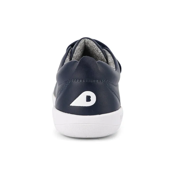 Bobux Kids   Plus Grass Court Navy Velcro Trainers 832449