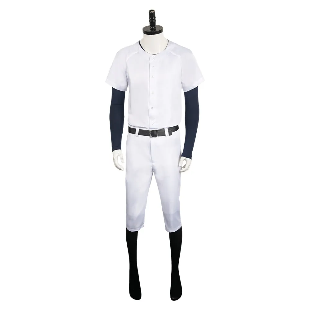 Boukyaku Battery Kiyomine Haruka White Uniform Party Carnival Halloween Cosplay Costume