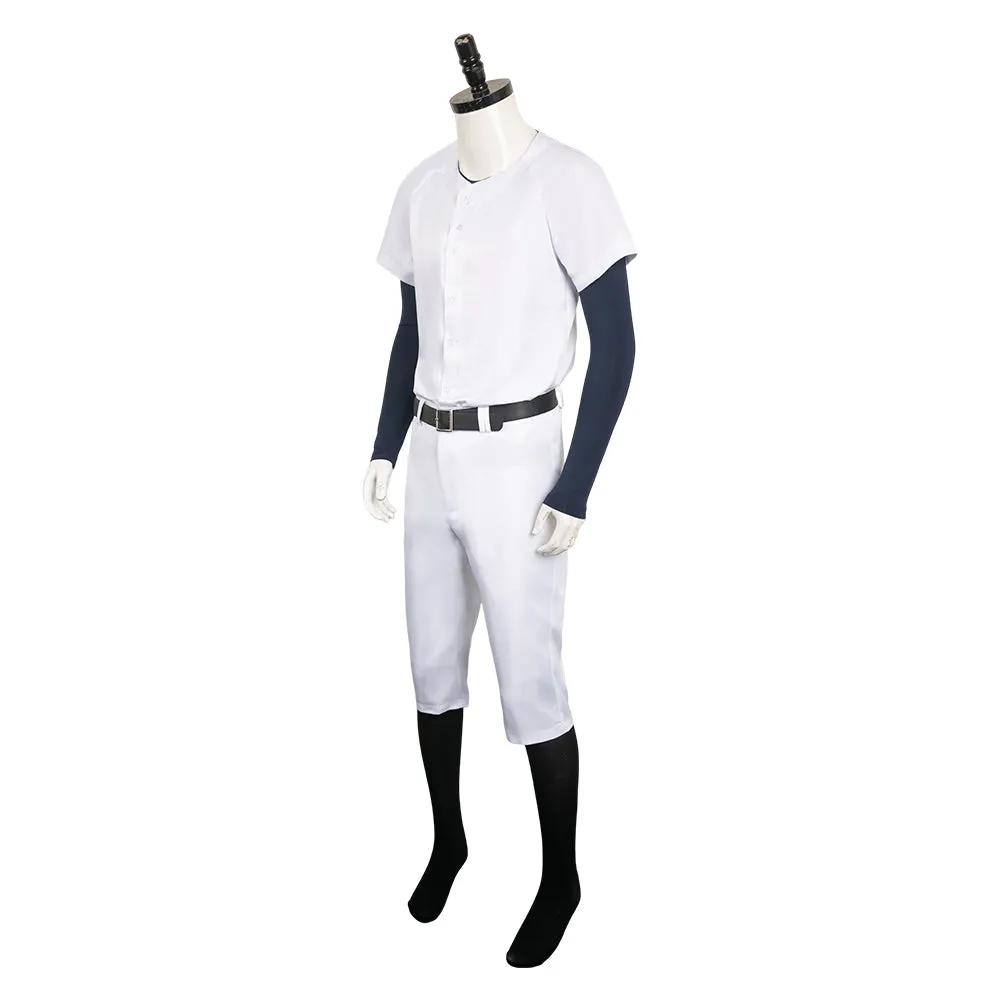 Boukyaku Battery Kiyomine Haruka White Uniform Party Carnival Halloween Cosplay Costume