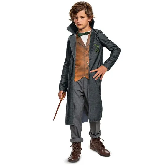 Boys Harry Potter Fantastic Beasts Deluxe Newt Scamander Costume