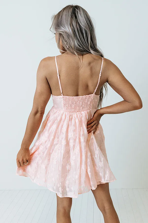 Breathtaking Beauty Babydoll Dress In Pink