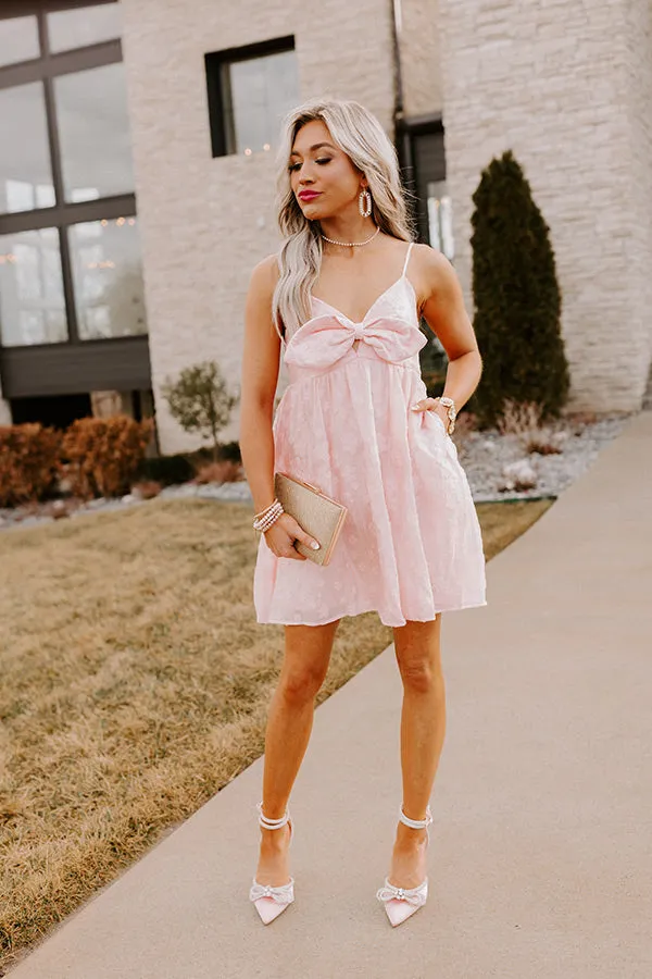 Breathtaking Beauty Babydoll Dress In Pink