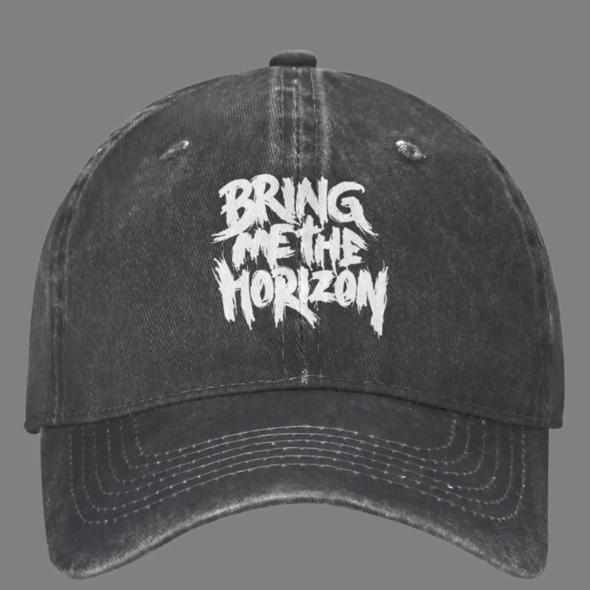 Bring Me The Horizon Distressed Snapback | Alt-Rock Vibes by Gothic Outlaws