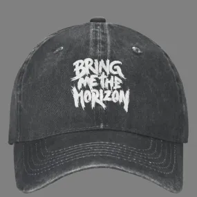 Bring Me The Horizon Distressed Snapback | Alt-Rock Vibes by Gothic Outlaws