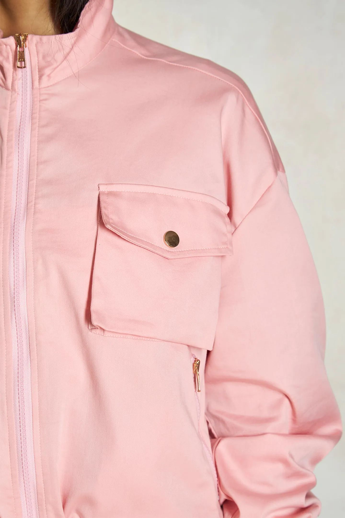 Chloe|Cotton Bomber Jacket