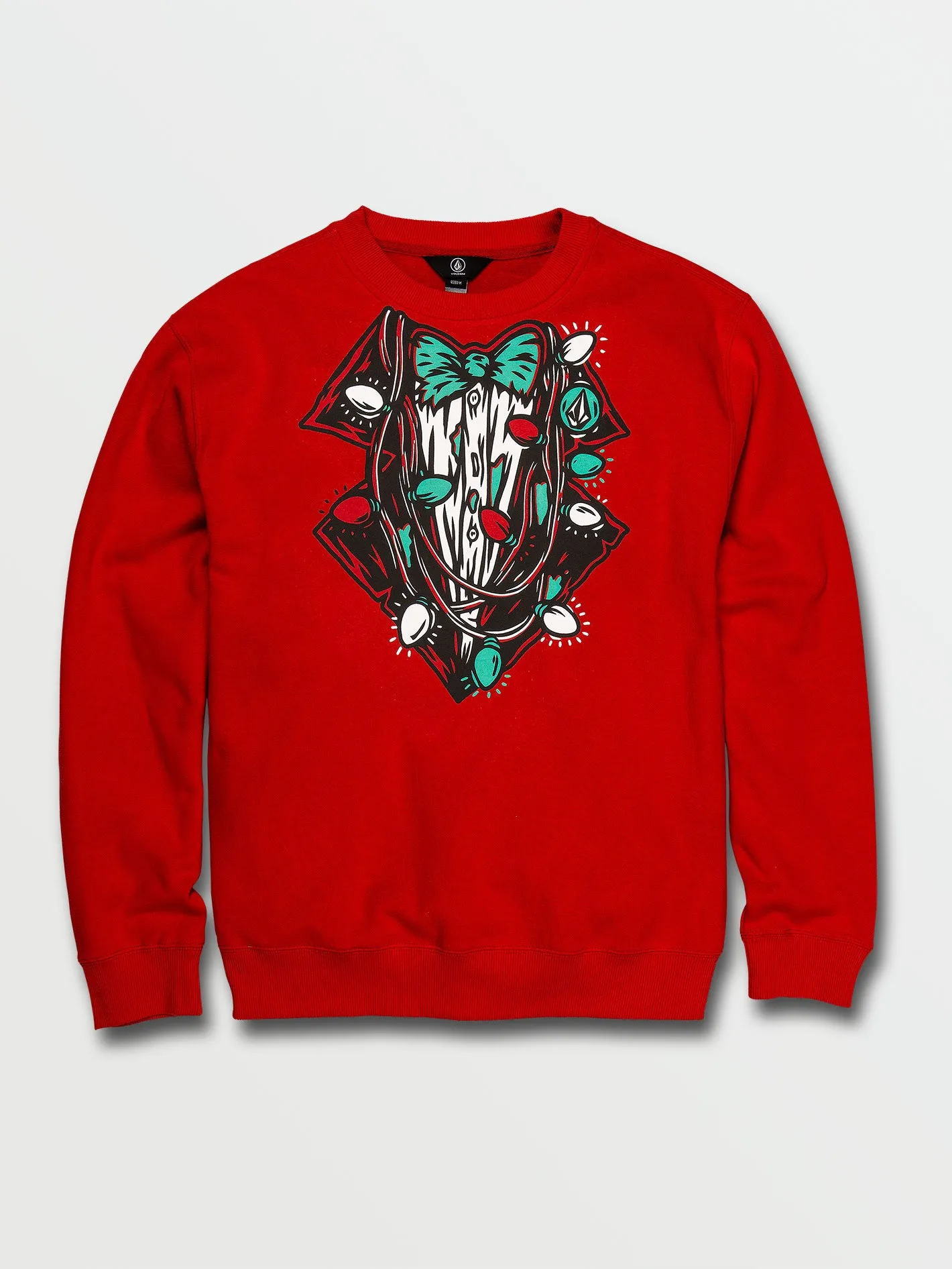 Christmas Crew Sweatshirt - Ribbon Red