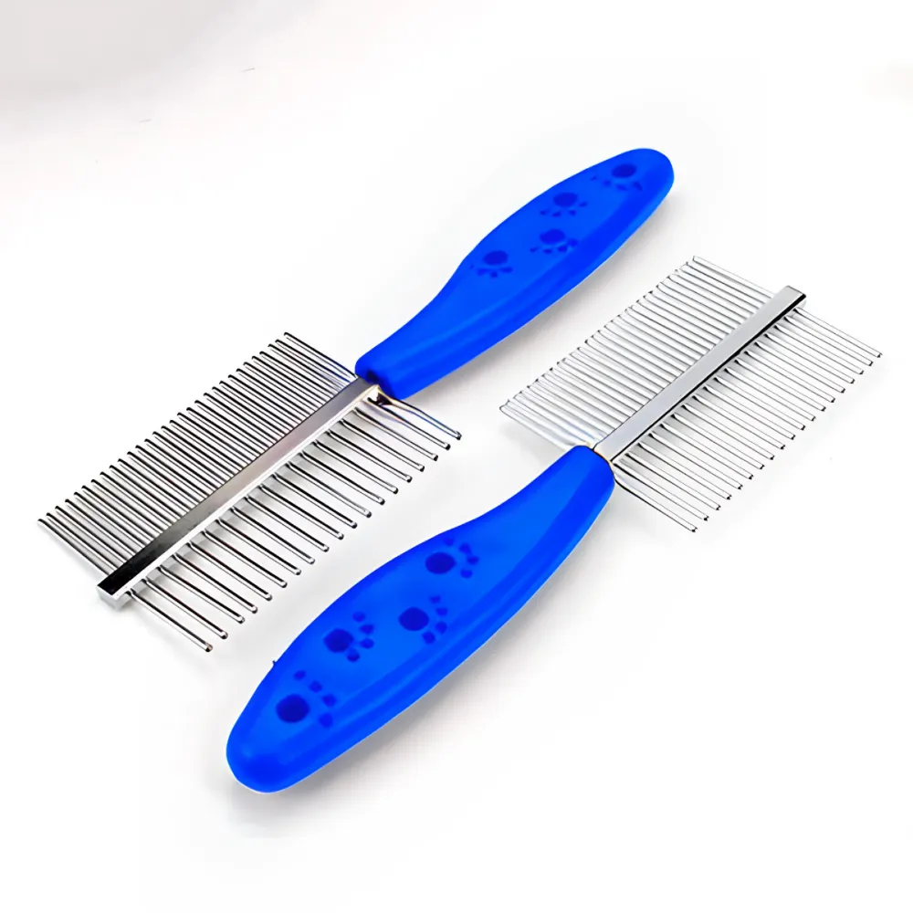 Chullbull Nail Cutter with Filer, Bath Brush, Double Sided Comb Grooming Kit for Dogs