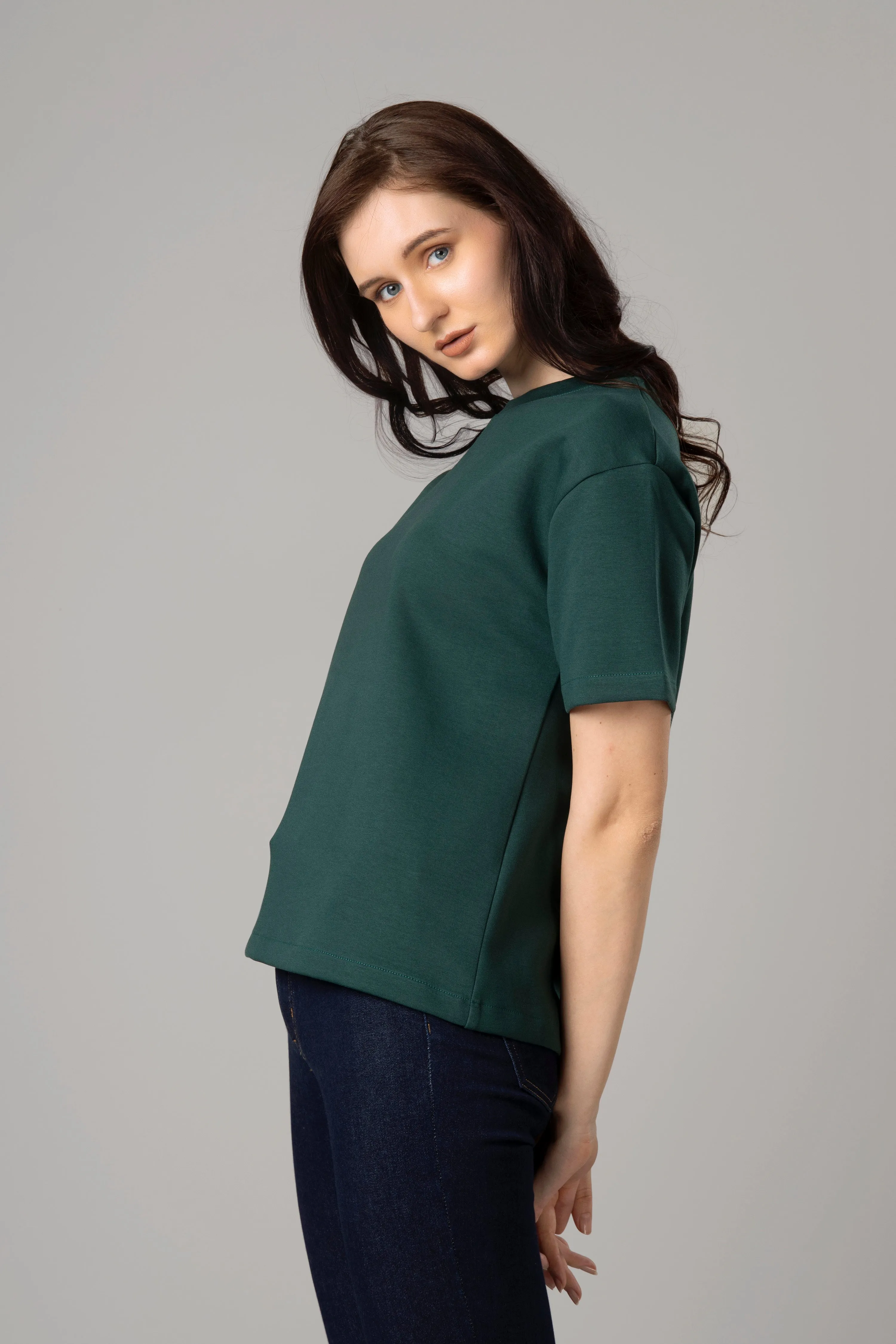 Classic Plain T-Shirt For Women