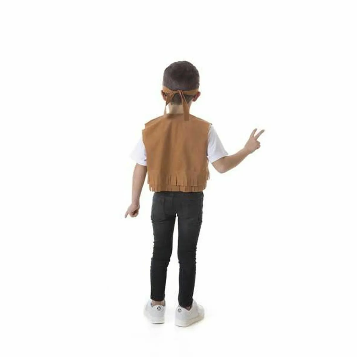 Costume for Children Hippie Vest Brown