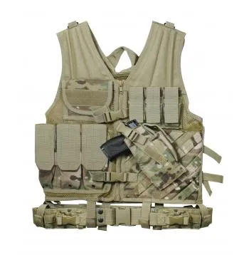 Cross Draw MOLLE Tactical Vest