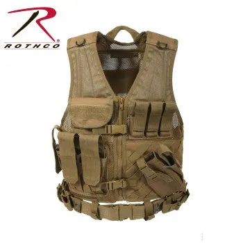 Cross Draw MOLLE Tactical Vest