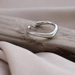 Curved Open Ring