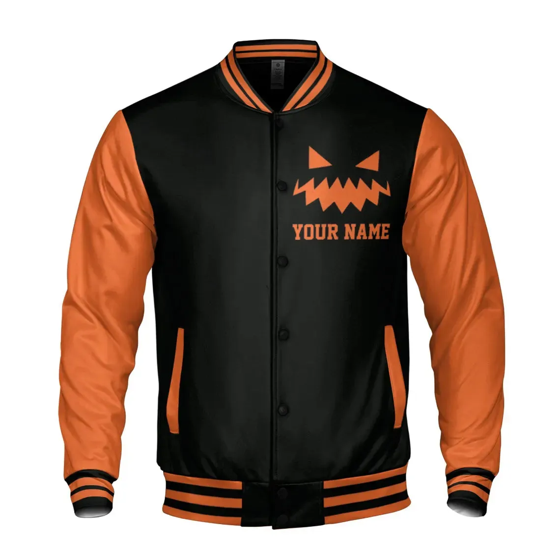 Custom Cosplay Pumpkin Halloween Week Orange Varsity By TJS