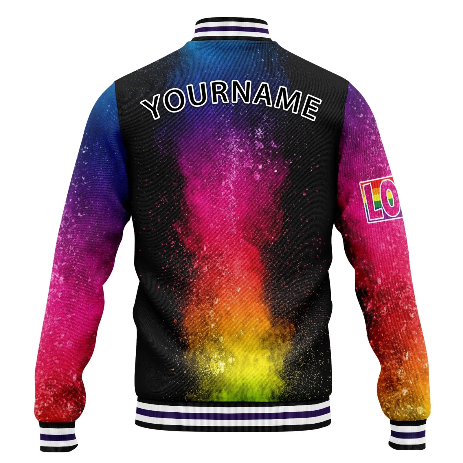 Custom Jacket Bomber Full-Snap Varsity Letterman Personalized Jacket FZ005-D025003-8