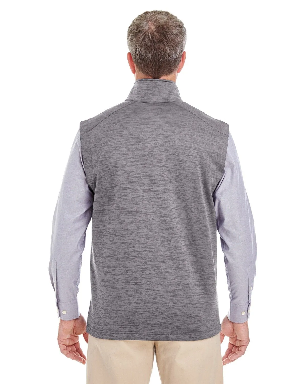 Devon & Jones Men's Newbury Mélange Fleece Vest DG797