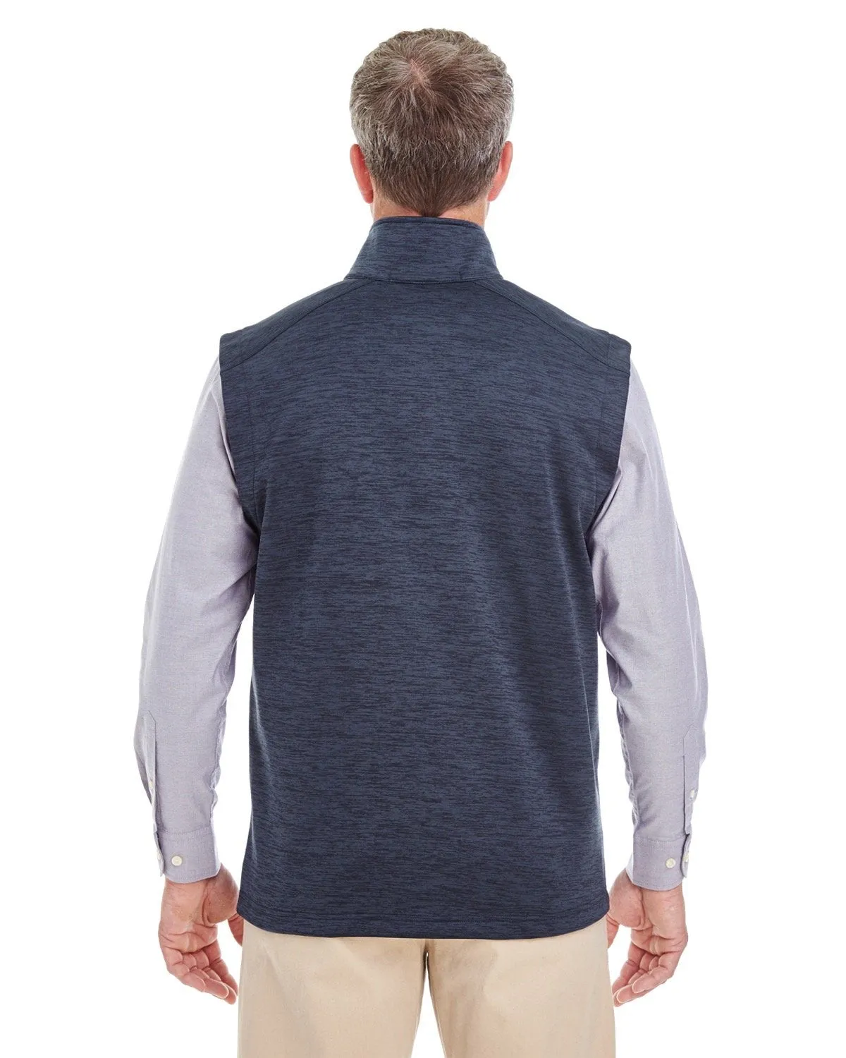 Devon & Jones Men's Newbury Mélange Fleece Vest DG797