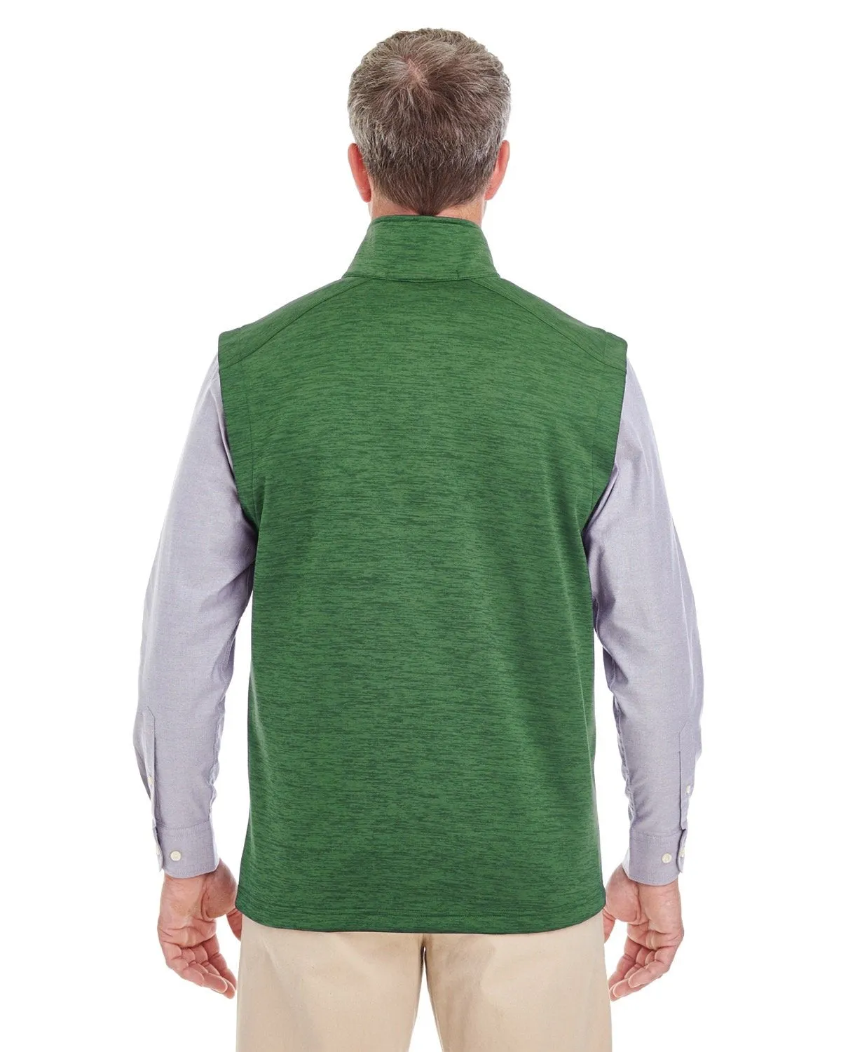 Devon & Jones Men's Newbury Mélange Fleece Vest DG797